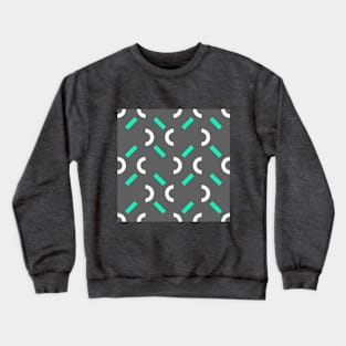 Memphis 80s Style Graphic Design Pattern Crewneck Sweatshirt